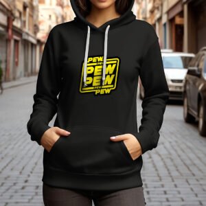 Hoodie PEW PEW PEW Femme