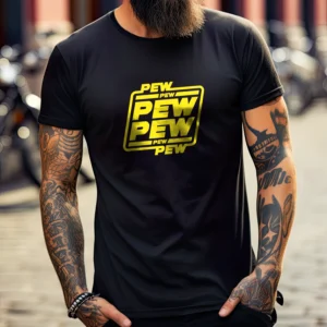 T-Shirt PEW PEW PEW Homme