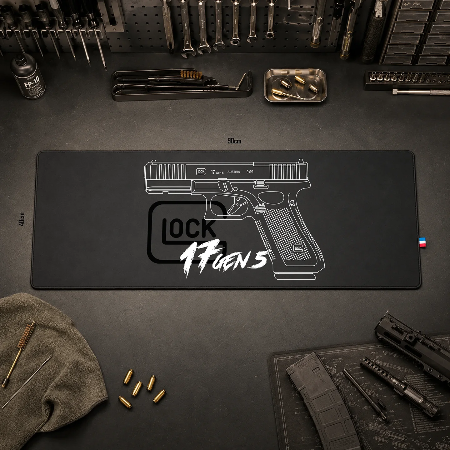 Tapis démontage Glock 17 Gen5 Ironsight